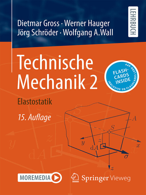 Title details for Technische Mechanik 2 by Dietmar Gross - Available